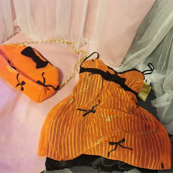 Glamorous Jane Red Outfit Set Women's Sz Size Small Dress Purse Agejo Gyaru Rare - Picture 2 of 14